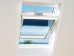 ventana de tejado de casa pasiva