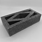 Celosía de hormigón blanca modelo Sardinero para cierre de terrazas en Cantabria - Almacenes Lavín.