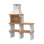 Barbacoa FIRST 22 DB Repisa de obra con ancho de 160 cm para jardín