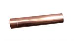 tubo abocardado redondo canalon redondo de cobre zinctitanio prelacado marron
