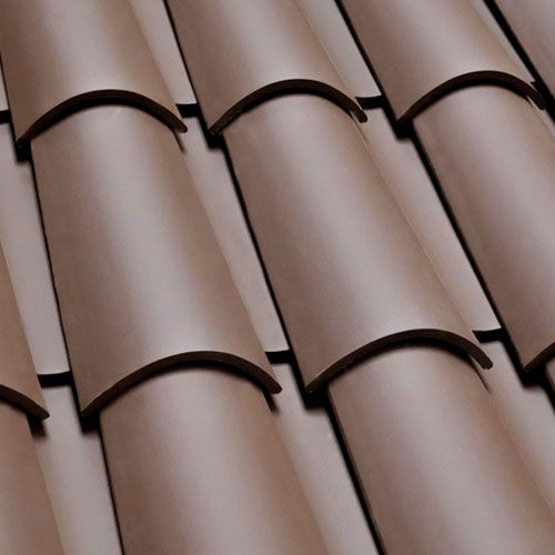 teja ceramica curva marron 894